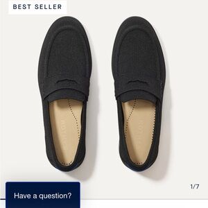 Rothy's The Penny Loafer — Black Knit